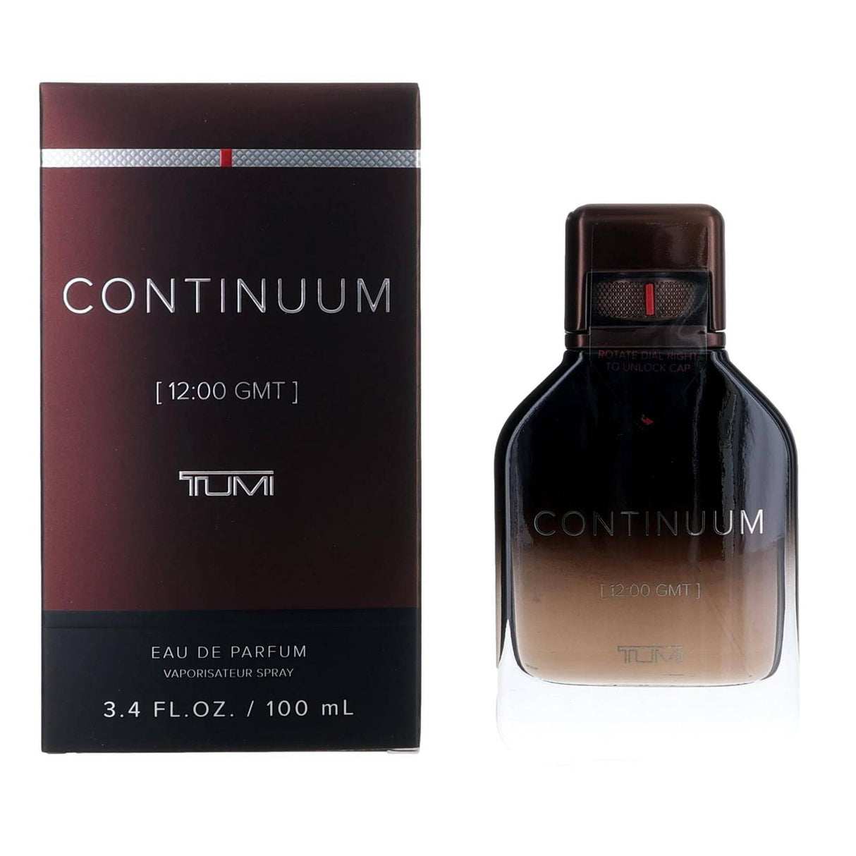 Continuum [12:00 GMT] by Tumi, 3.4 oz EDP Spray for Men - OleBella