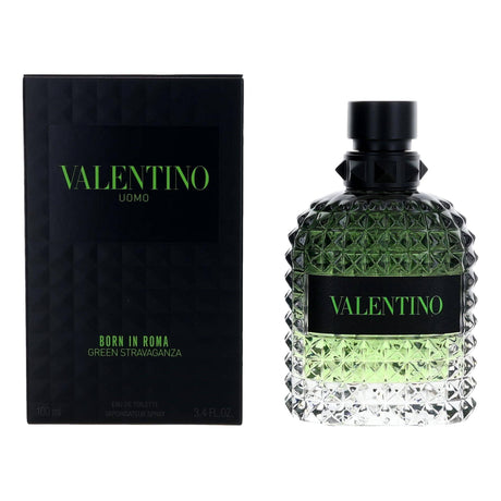 Valentino Donna Born in Roma Green Stravaganza by Valentino, 3.4oz EDT Spray men - OleBella