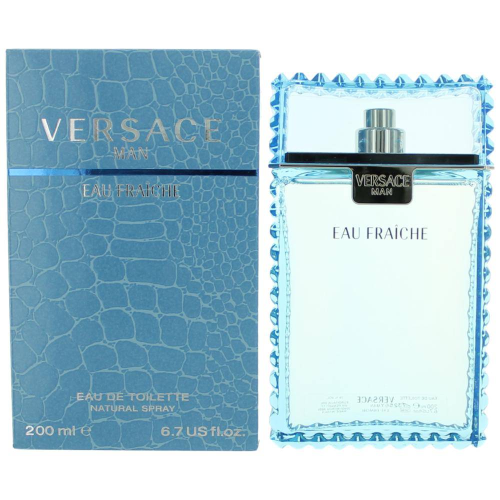 Versace Man Eau Fraiche by Versace, 6.7 oz EDT Spray for Men - OleBella