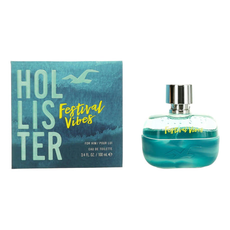 Festival Vibes by Hollister, 3.4 oz EDT Spray for Men - OleBella