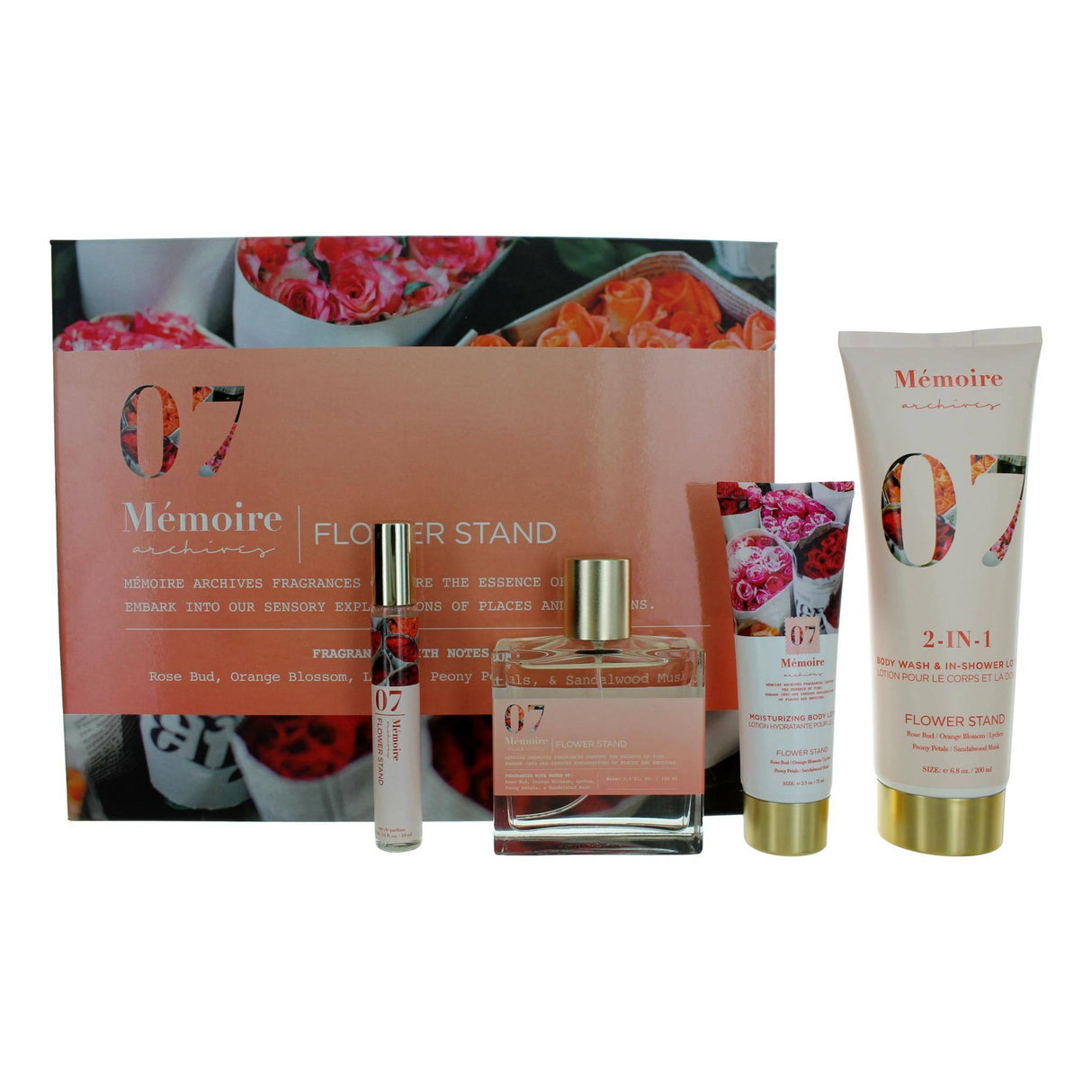 Flower Stand by Memoire Archives, 4 Piece Gift Set for Unisex - OleBella