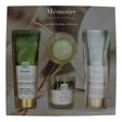 White Tea + Eucalyptus by Memoire Archives, 4 Piece Bath & Body Set for Unisex - OleBella
