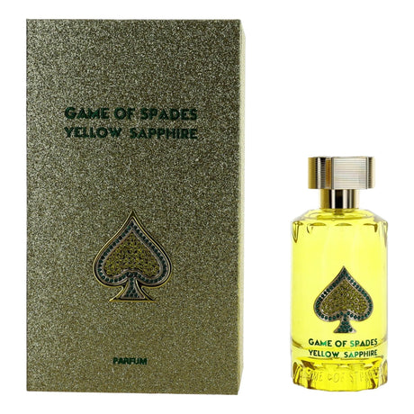 Game of Spades Yellow Sapphire by Jo Milano, 3oz Parfum Spray for Unisex - OleBella