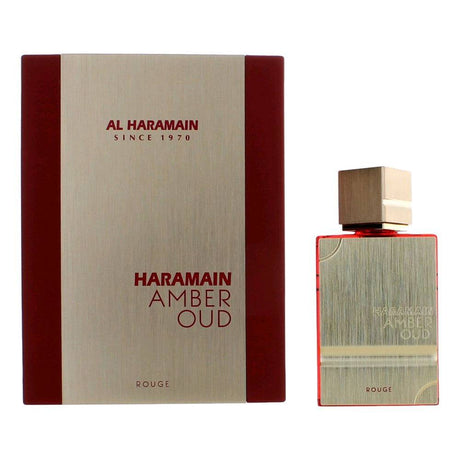 Amber Oud Rouge by Al Haramain, 2 oz EDP Spray for Unisex - OleBella