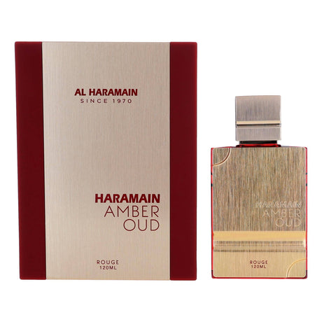 Amber Oud Rouge by Al Haramain, 4 oz EDP Spray for Unisex - OleBella