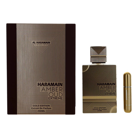 Amber Oud Extreme Gold Edition, 6.7oz Extrait de Parfum for Unisex - OleBella