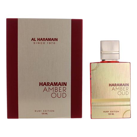 Amber Oud Ruby Edition by Al Haramain, 4 oz EDP Spray for Unisex - OleBella