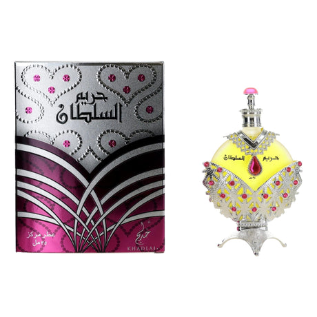 Khadlaj Hareem Al Sultan Silver by Al Khadlaj, 1.18oz Perfume Oil for Unisex - OleBella