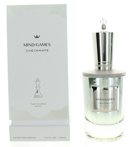 Checkmate Silver King  by Mind Games, 3.4oz Extrait De Parfum for Unisex - OleBella