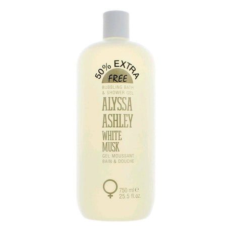 White Musk by Alyssa Ashley, 25.5 oz Bubbling Bath & Shower Gel - OleBella