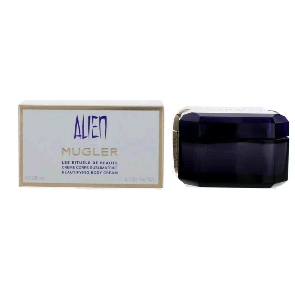 Alien by Thierry Mugler, 6.7 oz Beautifying Body Cream for Women - OleBella