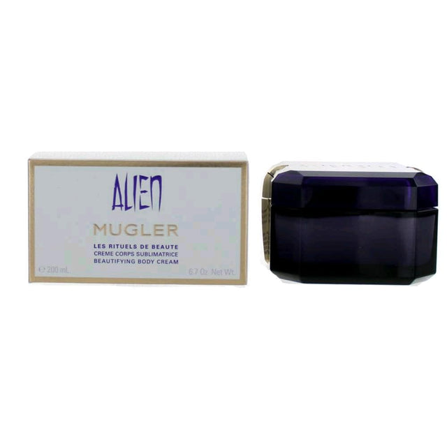Alien by Thierry Mugler, 6.7 oz Beautifying Body Cream for Women - OleBella