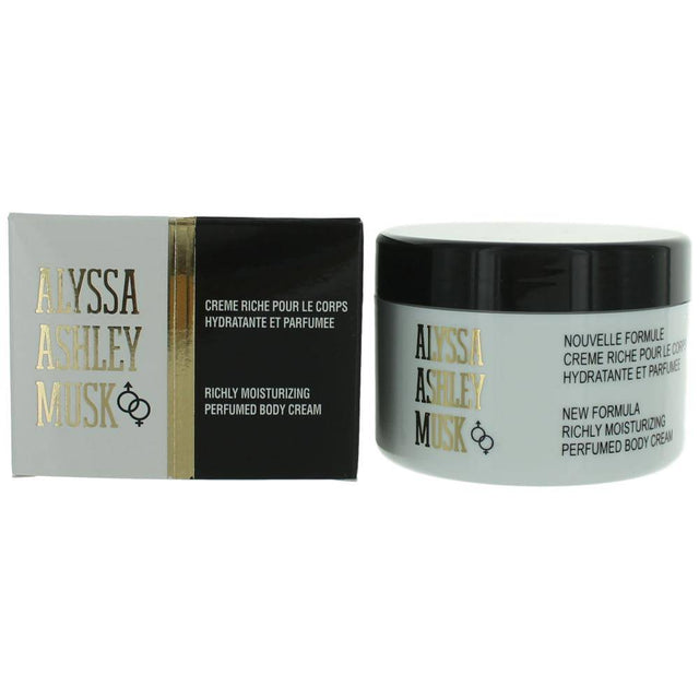 Musk by Alyssa Ashley, 8.5 oz Body Cream for Women - OleBella