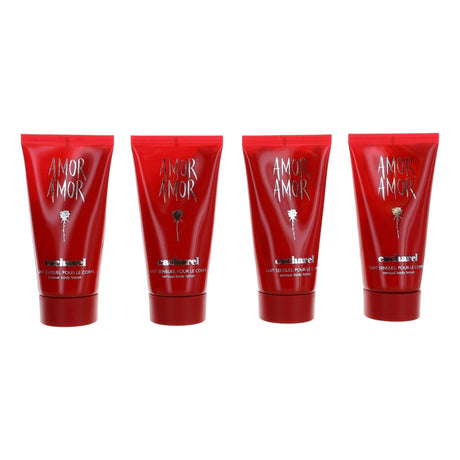 Amor Amor by Cacharel, 4 Piece 1.7oz Body Lotions (6.8oz total) women - OleBella