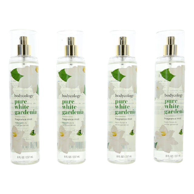Pure White Gardenia by Bodycology, 4 Pack 8 oz Fragrance Mist women - OleBella