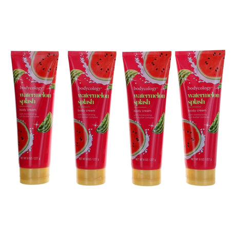 Watermelon Splash by Bodycology, 4 Pack 8oz Moisturizing Body Cream women - OleBella