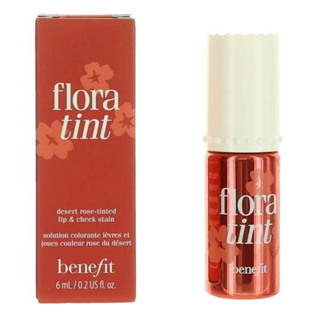 Flora Tint by Benefit, .2 oz Desert Rose-Tinted Lip & Cheek Stain - OleBella