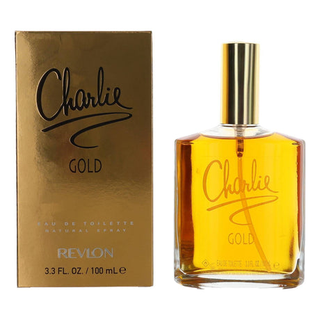 Charlie Gold by Revlon, 3.4 oz EDT Spray for women - OleBella
