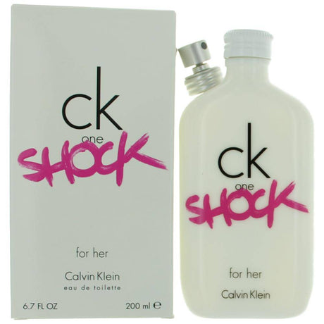 CK One Shock by Calvin Klein, 6.7 oz EDT Spray for Women - OleBella