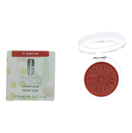 Clinique Cheek Pop by Clinique, .12 oz Blush Pop- 01 Ginger Pop - OleBella