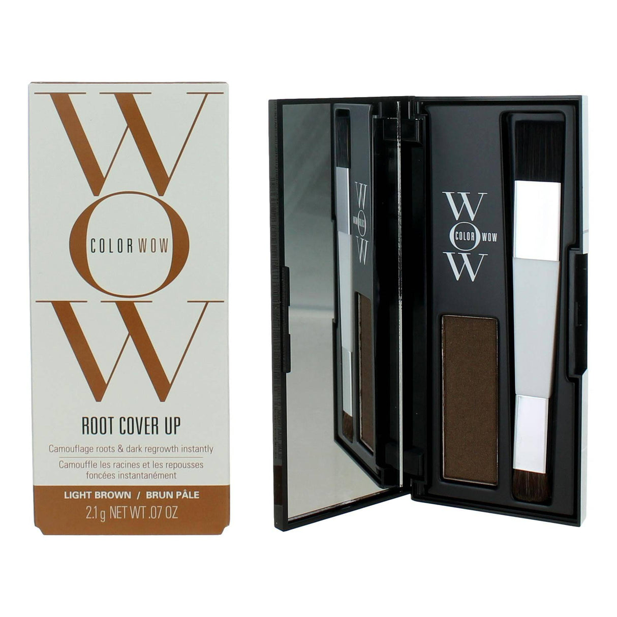 Color Wow Root Cover Up by Color Wow, .07 oz Root Coverup Powder- Light Brown - OleBella