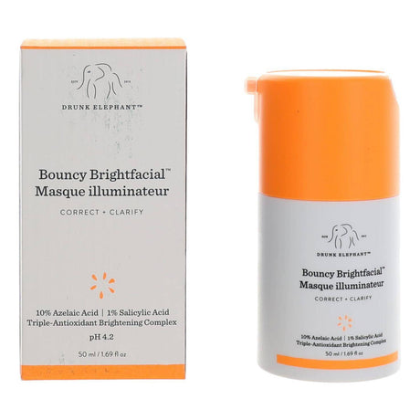 Drunk Elephant Bouncy Brightfacial by Drunk Elephant, 1.69oz Face Mask - OleBella