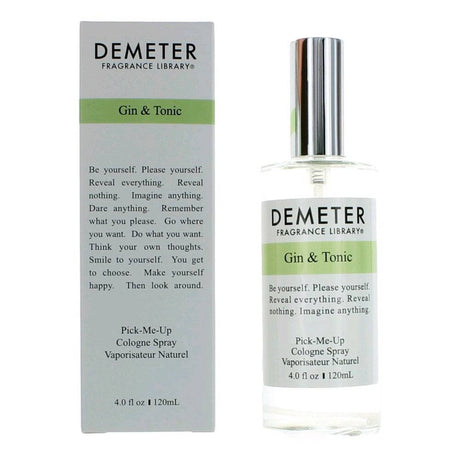 Gin & Tonic by Demeter, 4 oz Cologne Spray for Unisex - OleBella