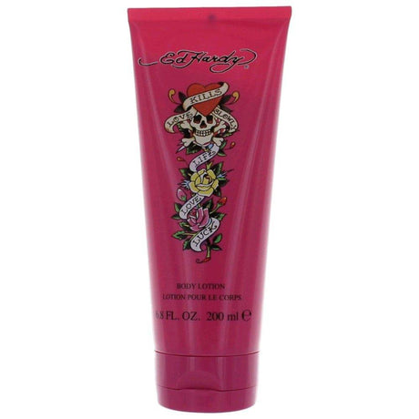 Ed Hardy by Christian Audigier, 6.7 oz Body Lotion for Women - OleBella