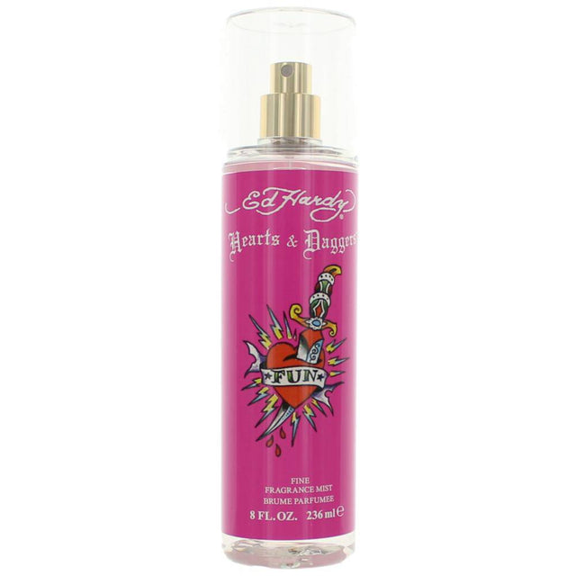 Ed Hardy Hearts & Daggers by Christian Audigier, 8oz Fine Fragrance Mist women - OleBella