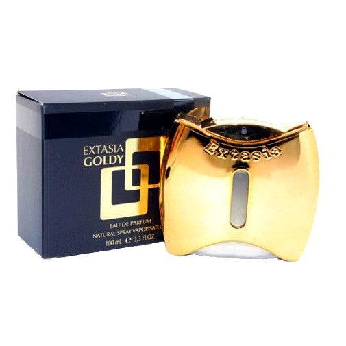 Extasia Goldy by New Brand, 3.4 oz EDP Spray for Women - OleBella
