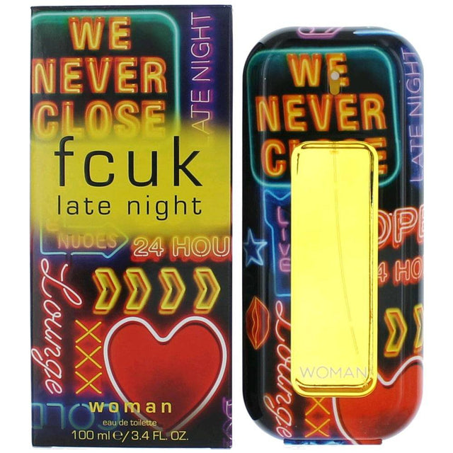FCUK Late Night by French Connection, 3.4 oz EDT Spray for Women - OleBella