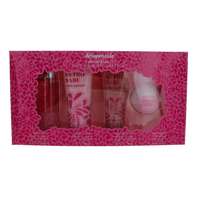 Aeropostale Retro Babe by Aeropostale, 4 Piece Bath and Body Collection - OleBella