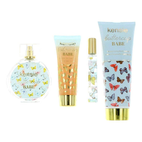 Kensie Buttercup Babe by Kensie, 4 Piece Gift Set for Women - OleBella