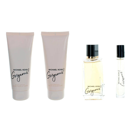 Michael Kors Gorgeous by Michael Kors, 4 Piece Gift Set For Women - OleBella