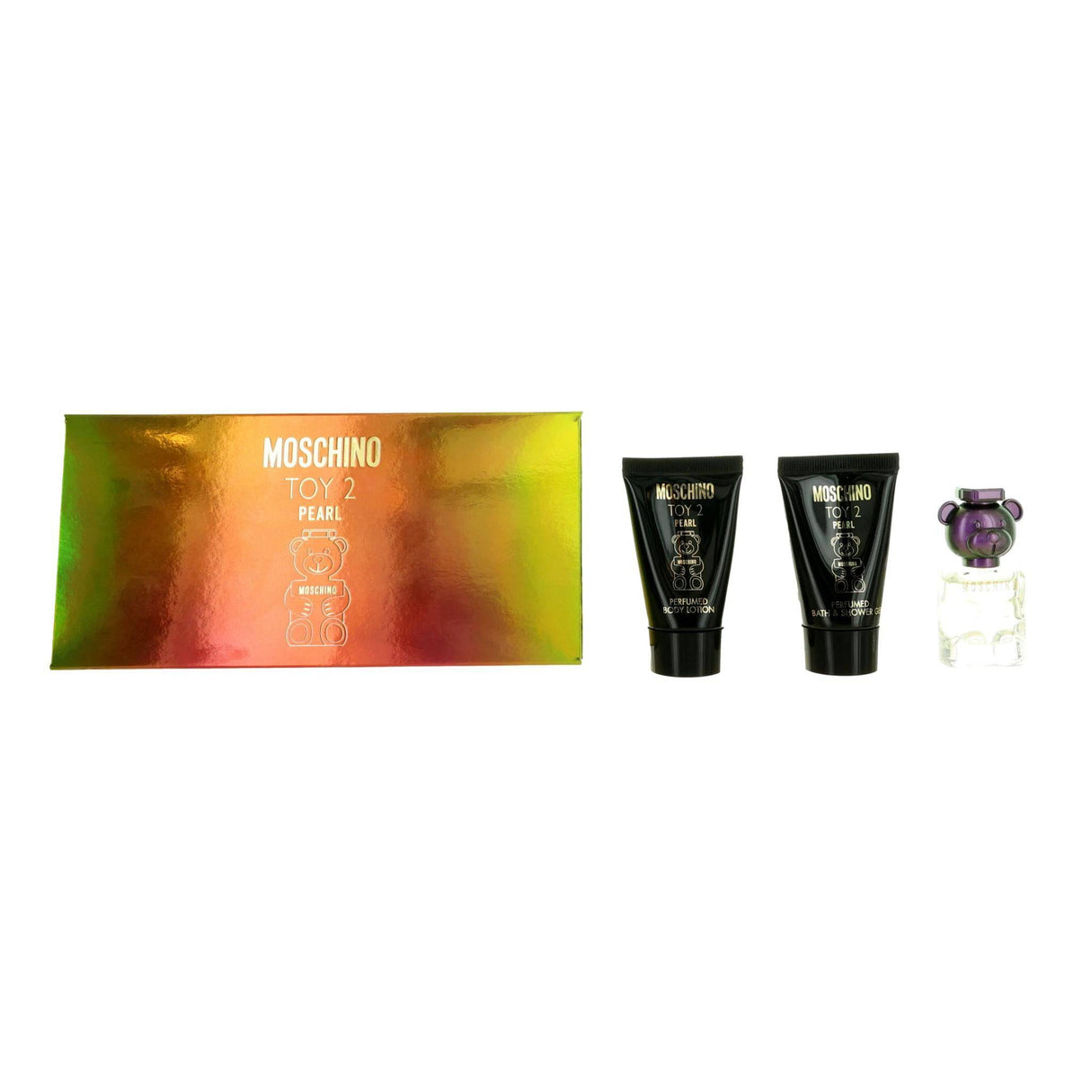 Moschino Toy 2 Pearl by Moschino, 3 Piece Mini Set for Unisex - OleBella