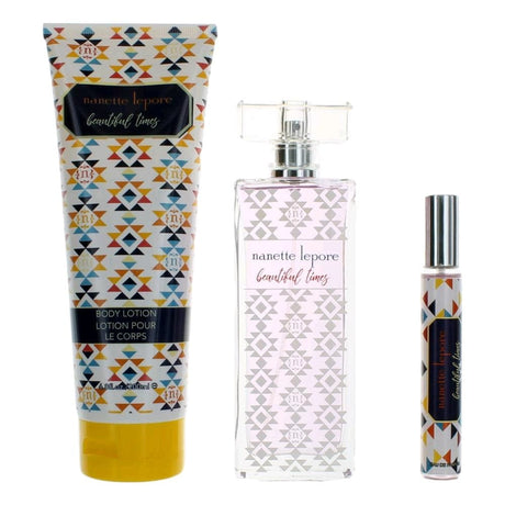Beautiful Times by Nanette Lepore, 3 Piece Gift Set for for Women - OleBella