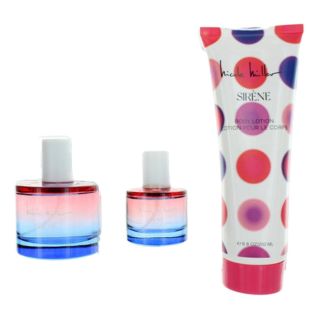 Sirene by Nicole Miller, 3 Piece Gift Set for Women - OleBella