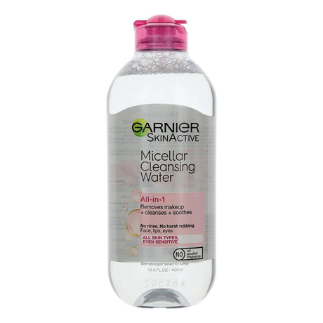 Garnier Skin Active by Garnier, 13.5oz All- In-1 Micellar Cleansing Water - OleBella