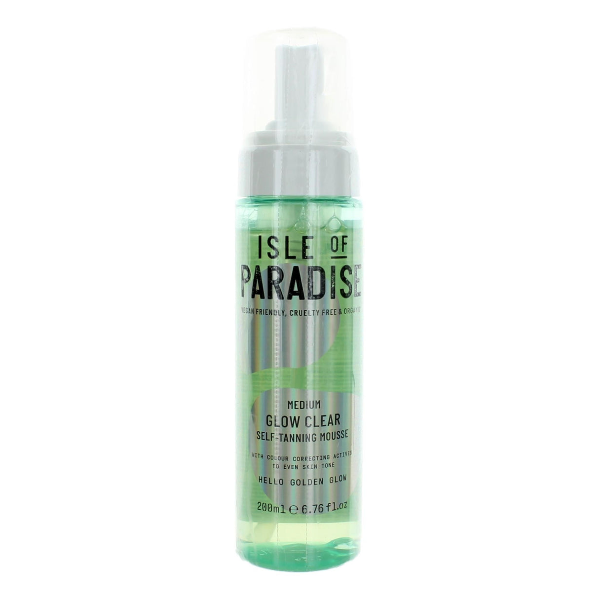 Isle of Paradise Glow Clear, 6.76oz Self Tanning Mousse - Medium - OleBella