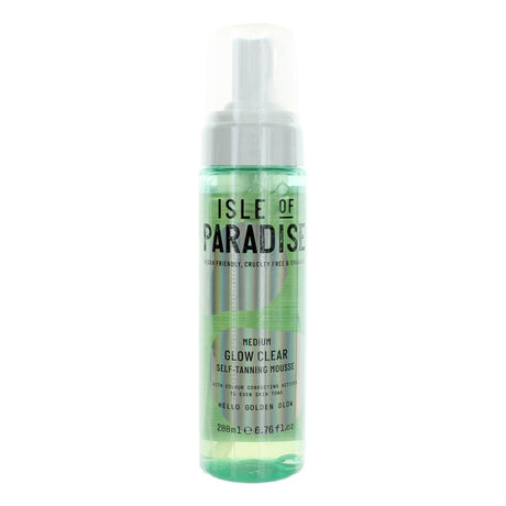 Isle of Paradise Glow Clear, 6.76oz Self Tanning Mousse - Medium - OleBella