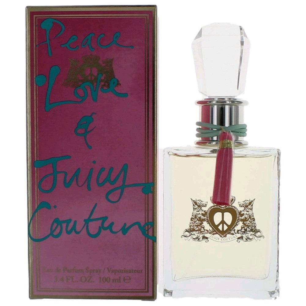 Peace Love & Juicy Couture by Juicy Couture, 3.4 oz EDP Spray women - OleBella