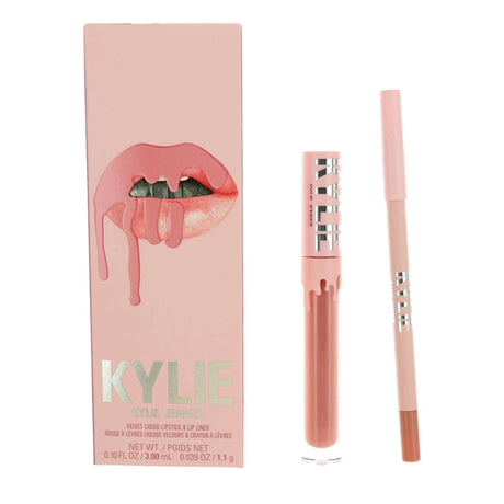 Kylie Matte Velvet Lipstick & Lip Liner by Kylie Jenner, Lip Kit - Charm - OleBella
