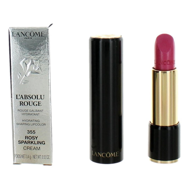 Lancome L'Absolu Rouge by Lancome. .12 oz Lipstick- 355 Rosy Sparkling - OleBella