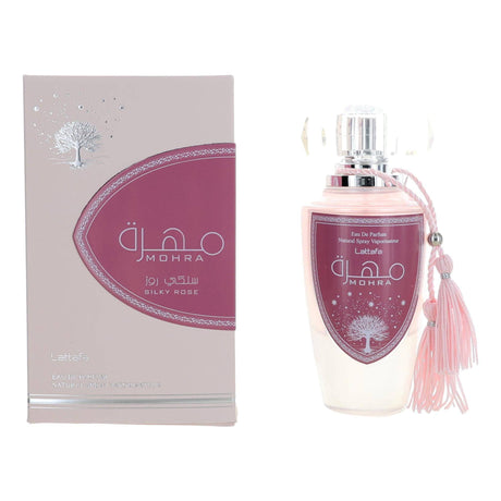 Mohra Silky Rose by Lattafa, 3.4 oz EDP Spray for Women - OleBella