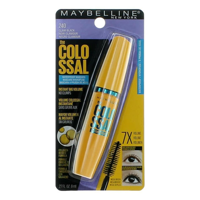 Maybelline The Colosal Waterproof Mascara by Maybelline, .27oz - 240 Glam Black - OleBella