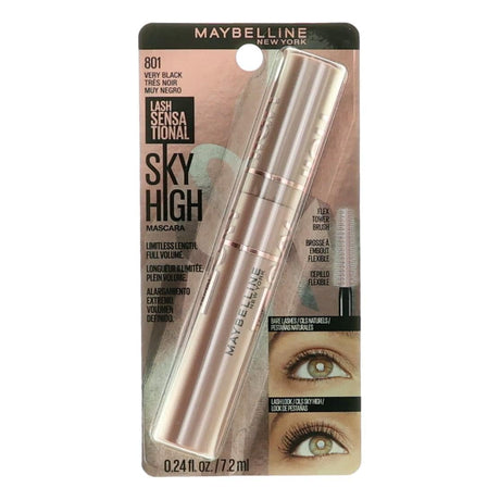 Maybelline Lash Sensational Sky High, .24oz Mascara - 801 Very Black - OleBella