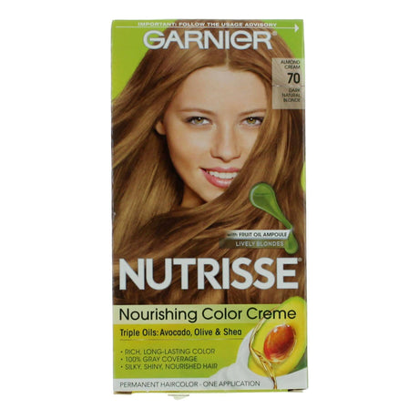 Garnier Hair Color Nutrisse Coloring Creme by Garnier, Hair Color- Almond Cream 70 - OleBella