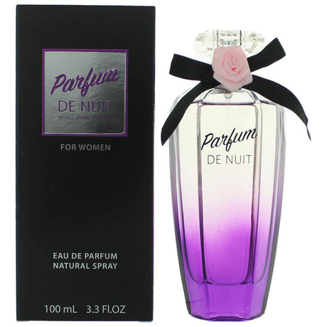Parfum De Nuit  by New Brand, 3.3 oz EDP Spray for Women - OleBella