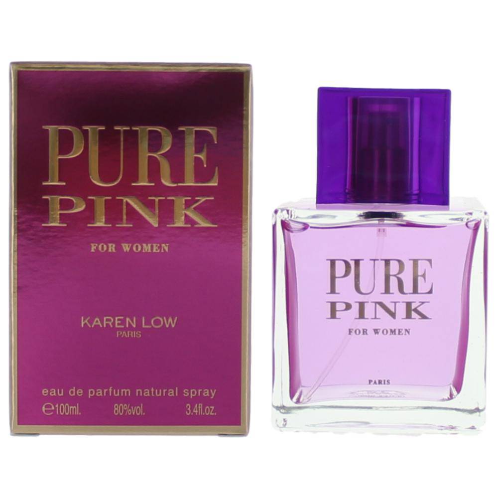Pure Pink by Karen Low, 3.4 oz EDP Spray for Women - OleBella