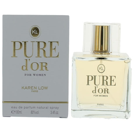 Pure D'or by Karen Low, 3.4 oz EDP Spray for Women - OleBella
